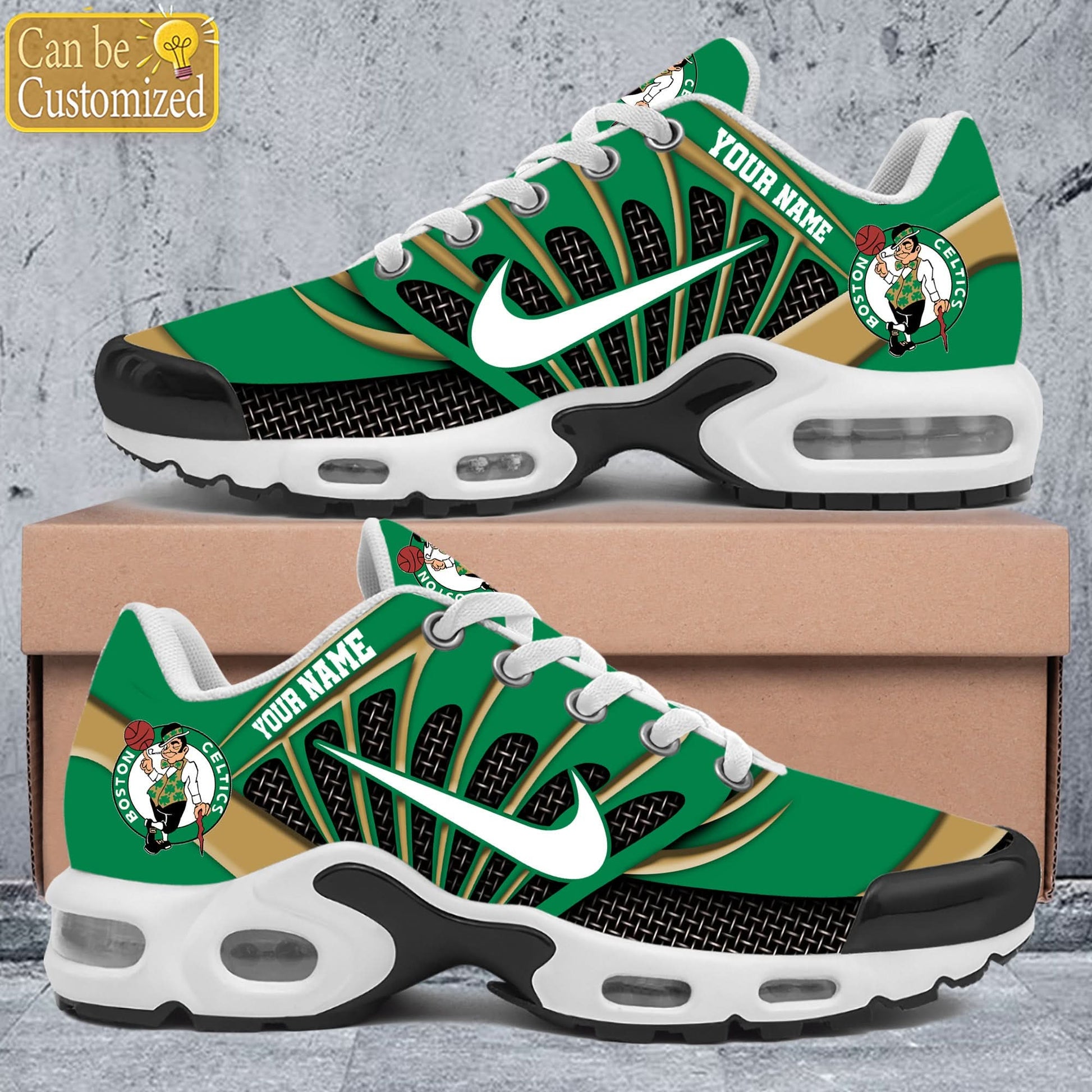 Ideafootwear Boston Celtics TN Shoes Sneakers For Men And Women