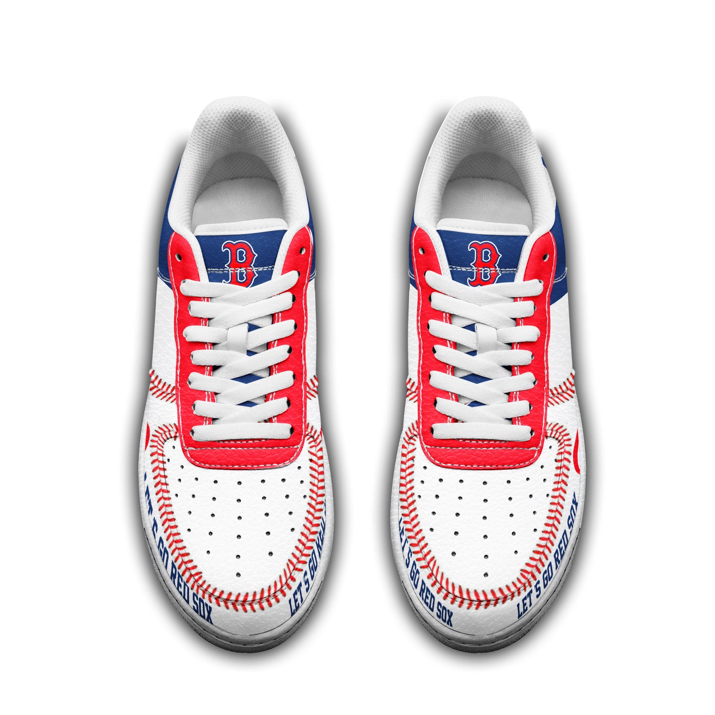 Ideafootwear Boston Red Sox Air Low-Top Sneakers Shoes For Men And Women 2