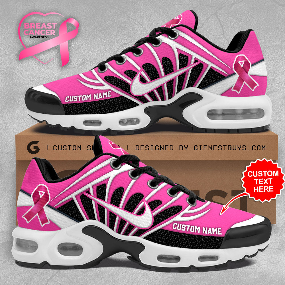 Ideafootwear Breast Cancer Awareness TN Shoes Sneakers For Men And Women