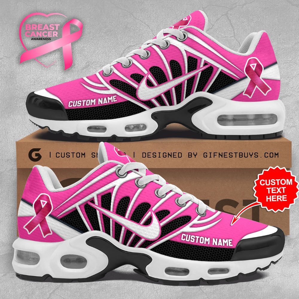 Ideafootwear Breast Cancer Awareness TN Shoes Sneakers For Men And Women