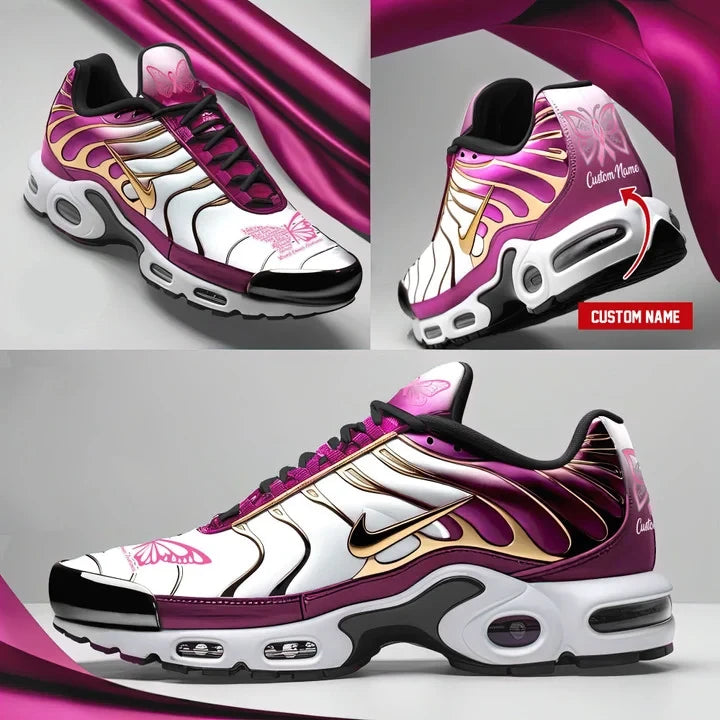 Ideafootwear Breast Cancer Awareness TN Shoes Sneakers For Men And Women