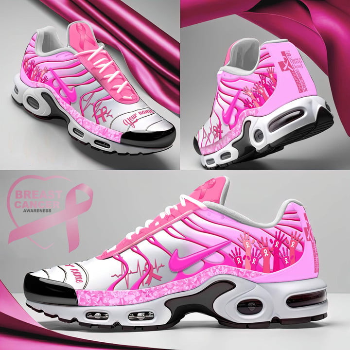 Ideafootwear Breast Cancer Awareness TN Shoes Sneakers For Men And Women