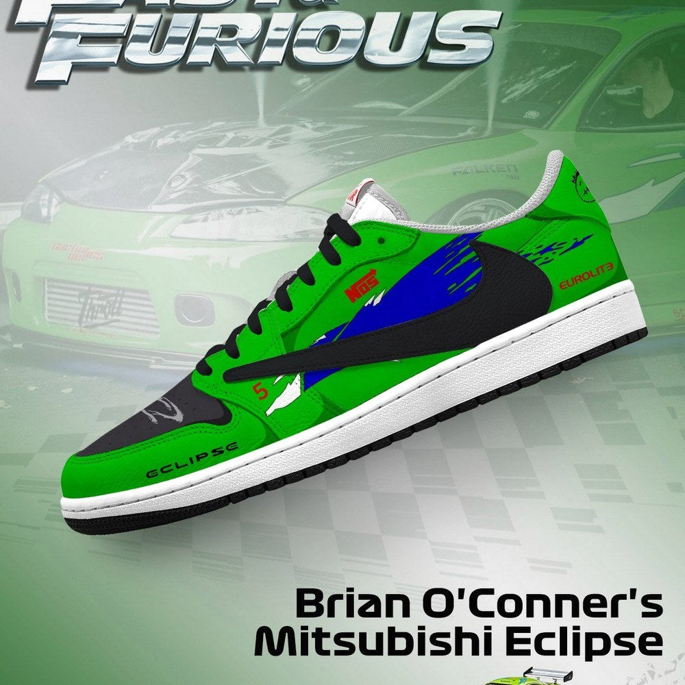 Ideafootwear Brian O'Conner's Eclipse V.2 Air Low-Top Sneakers Shoes For Men And Women 1
