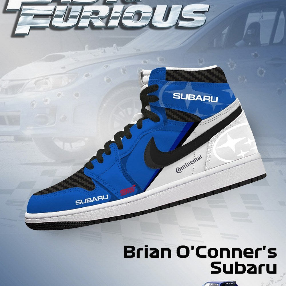Ideafootwear Brian O'Conner's Impreza AJ1 High Sneakers Shoes For Men And Women