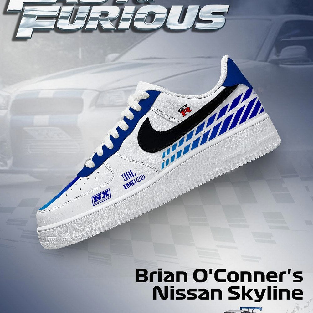 Ideafootwear Brian O'Conner's Skyline Air Low-Top Sneakers Shoes For Men And Women 1