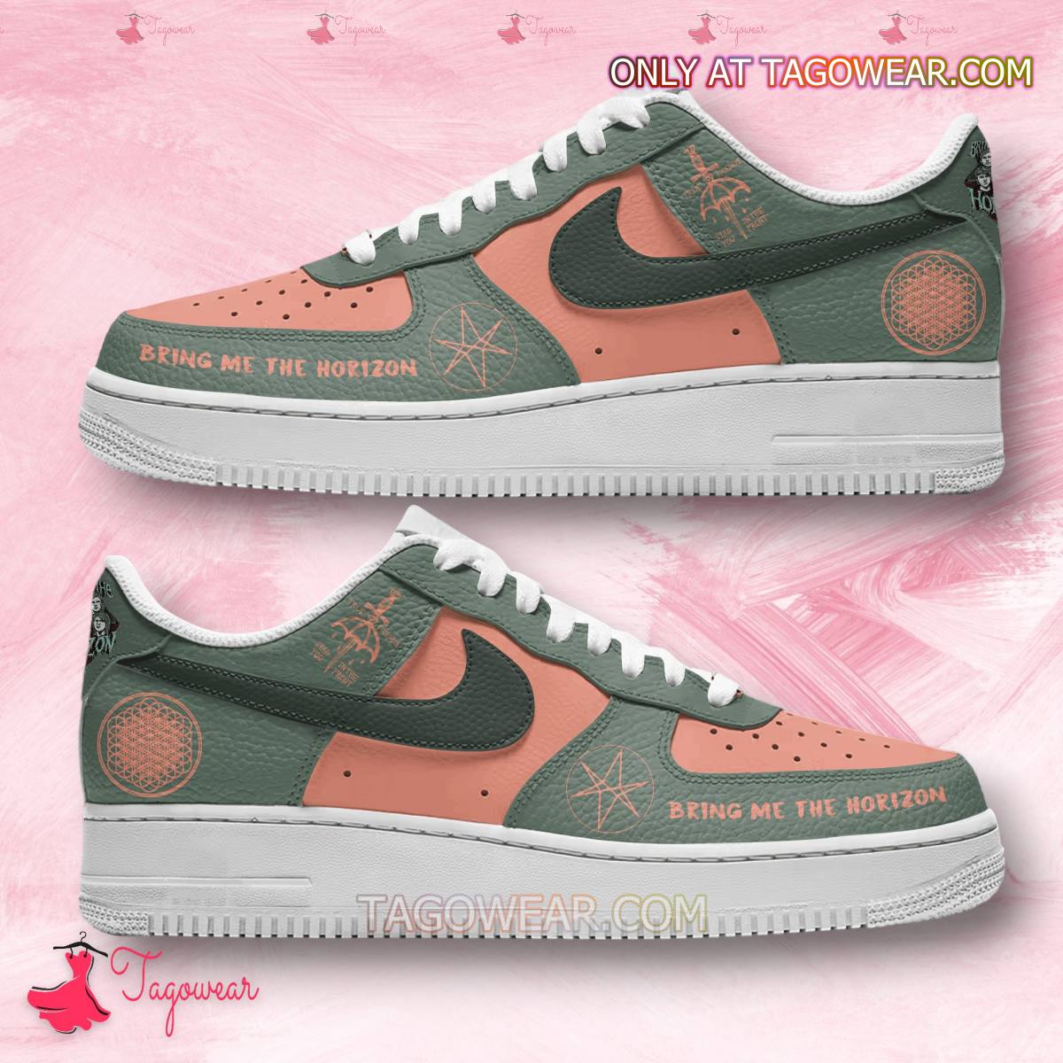 Ideafootwear Bring Me The Horizon Air Low-Top Sneakers Shoes For Men And Women 1