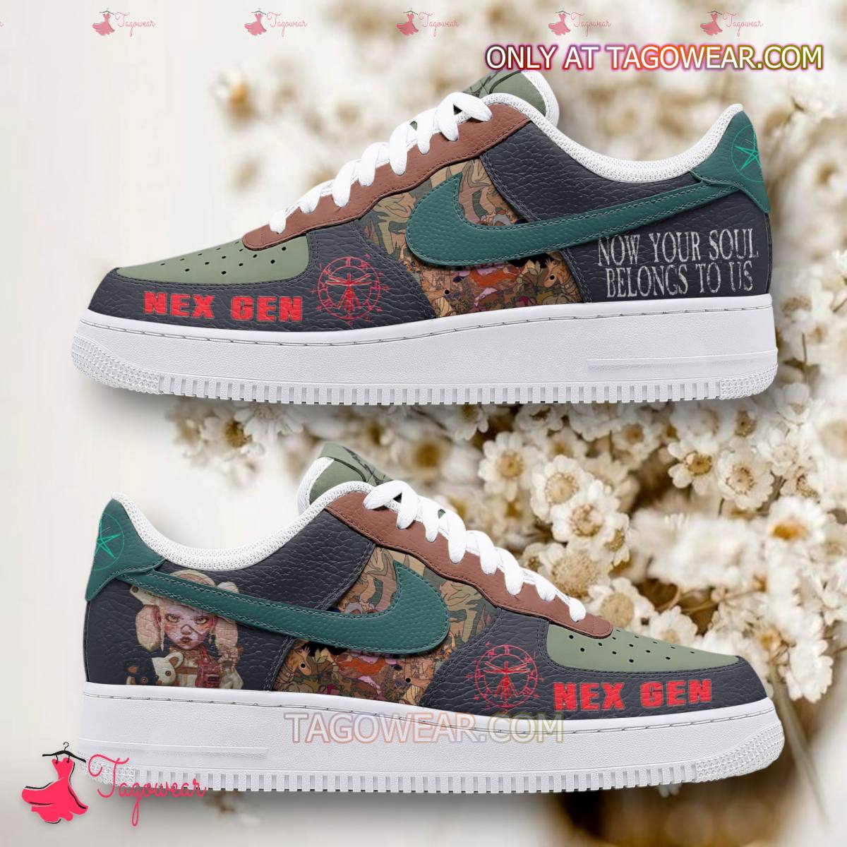 Ideafootwear Bring Me The Horizon Air Low-Top Sneakers Shoes For Men And Women 1