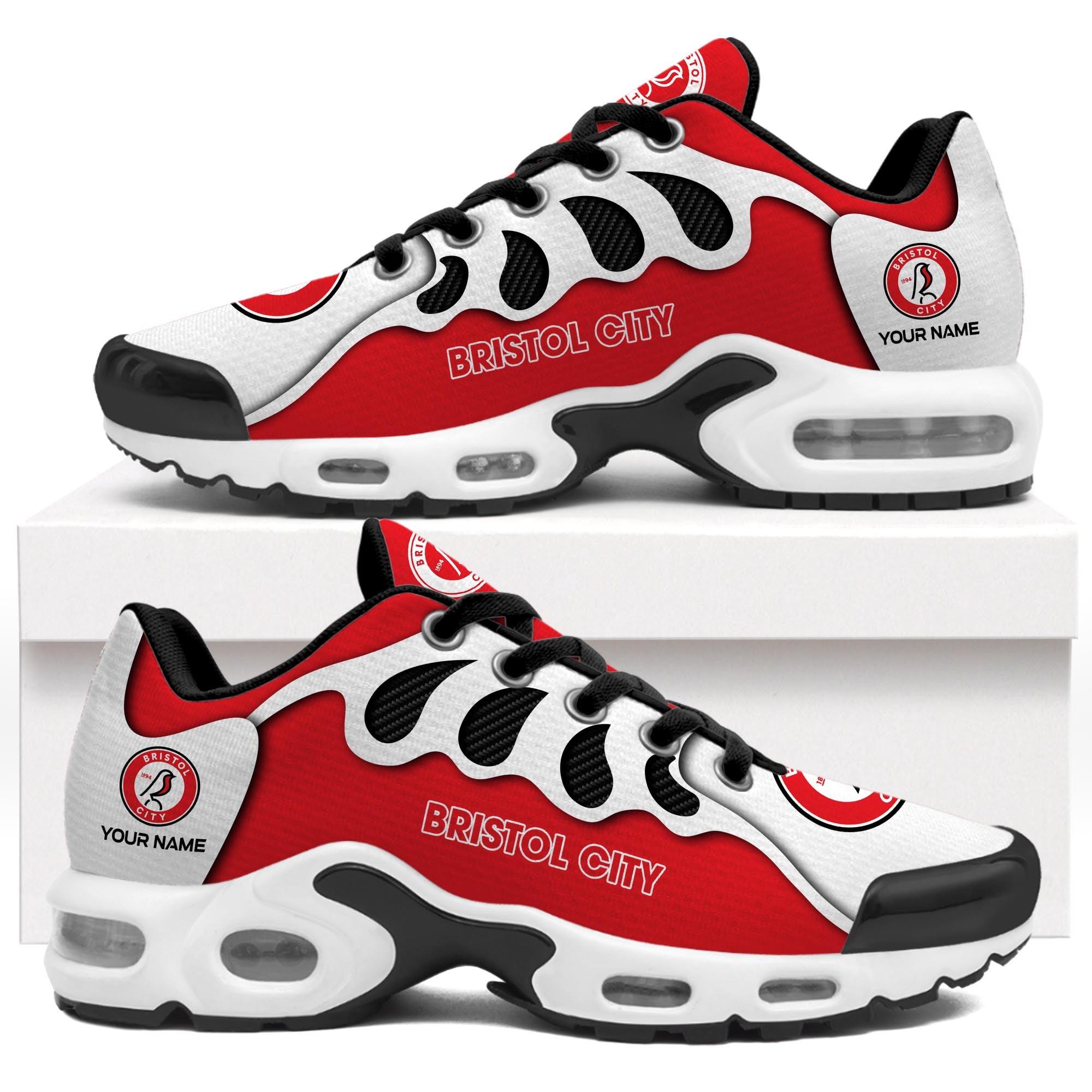 Ideafootwear Bristol City TN Shoes Sneakers For Men And Women