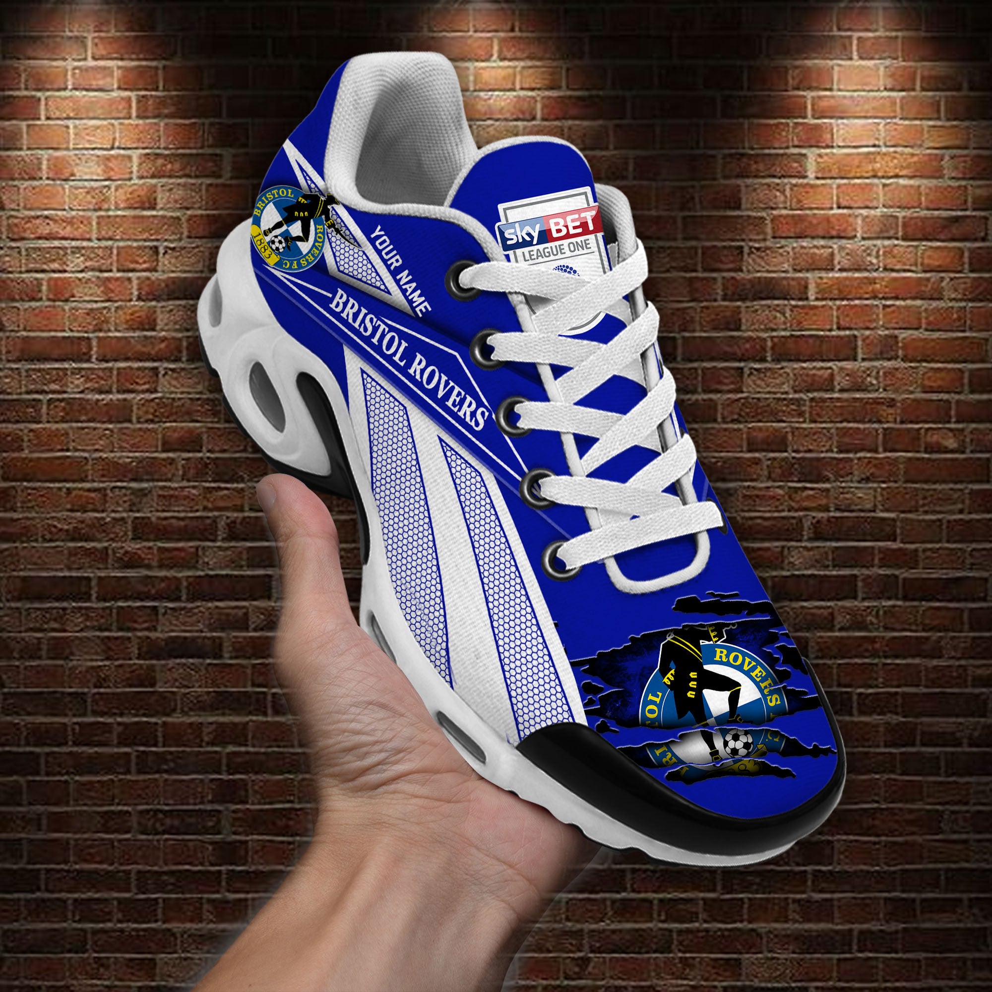 Ideafootwear Bristol Rovers TN Shoes Sneakers For Men And Women