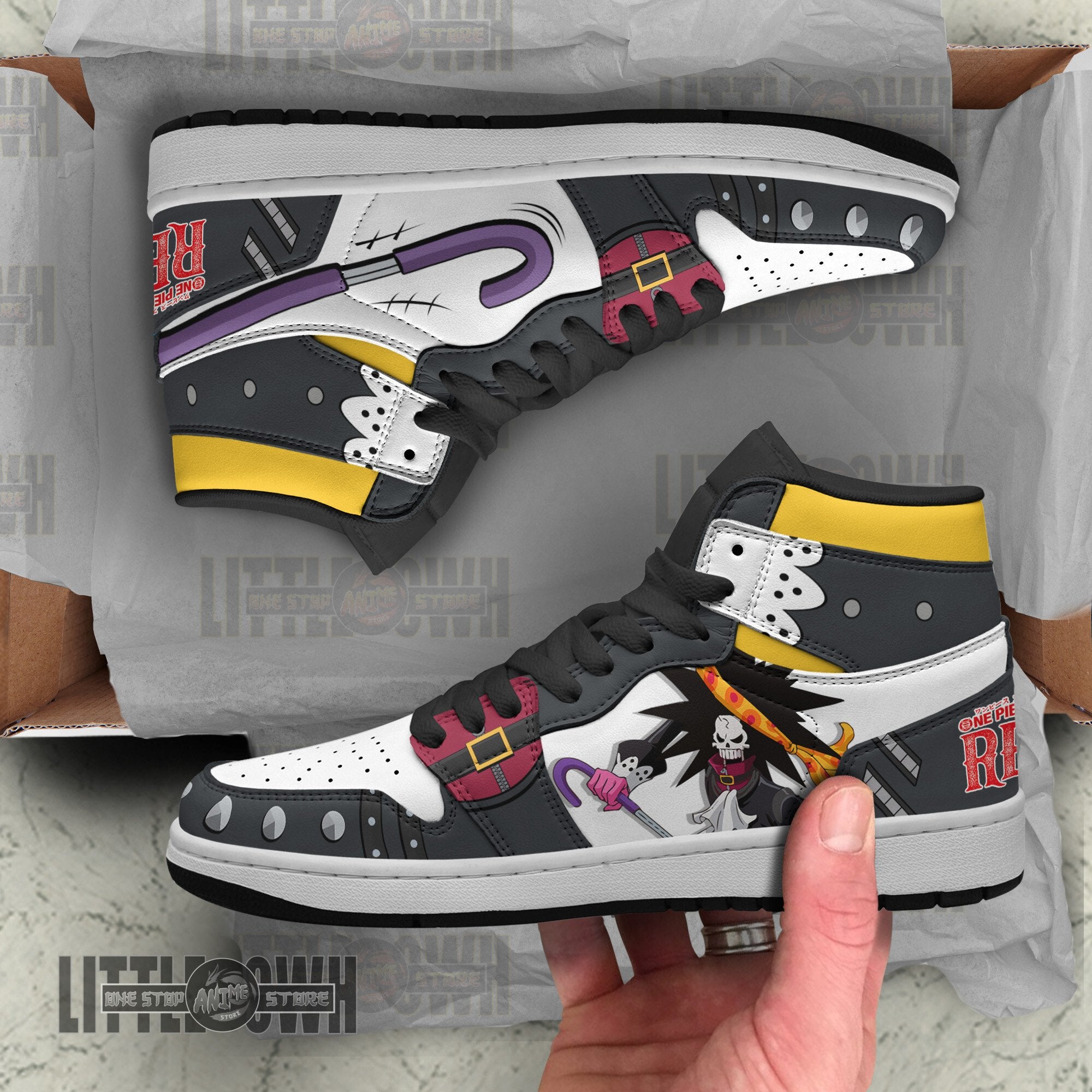 Ideafootwear Brook AJ1 High Sneakers Shoes For Men And Women