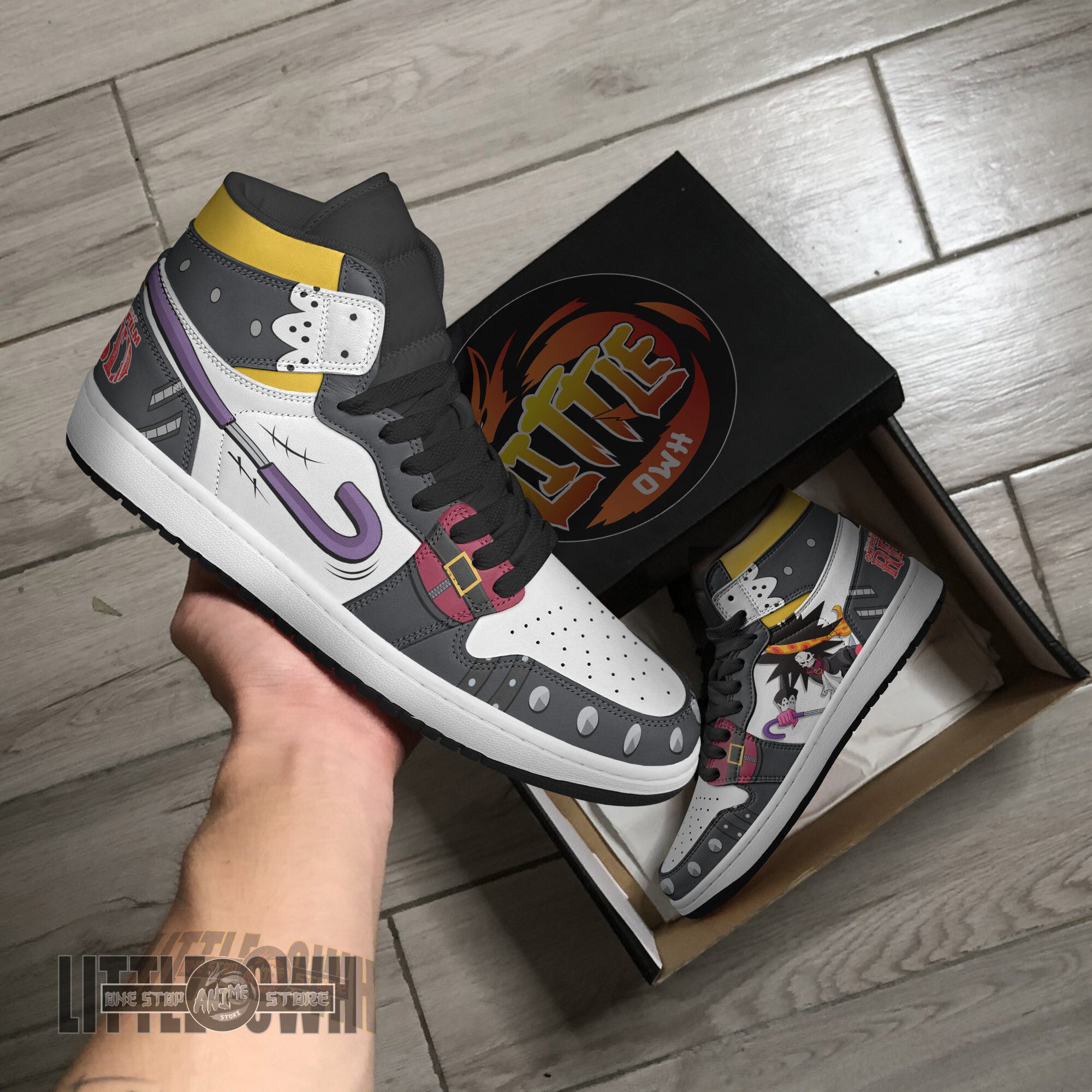 Ideafootwear Brook AJ1 High Sneakers Shoes For Men And Women