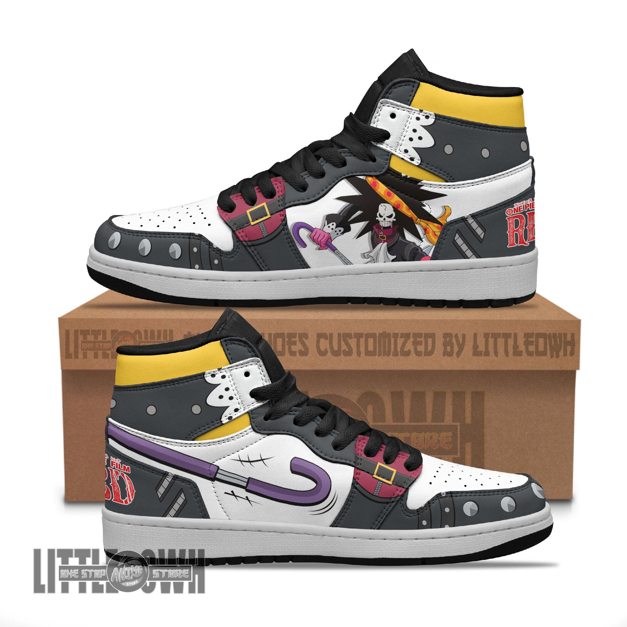 Ideafootwear Brook AJ1 High Sneakers Shoes For Men And Women