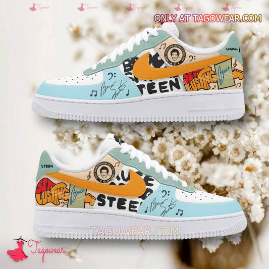 Ideafootwear Bruce Springsteen Air Low-Top Sneakers Shoes For Men And Women 1