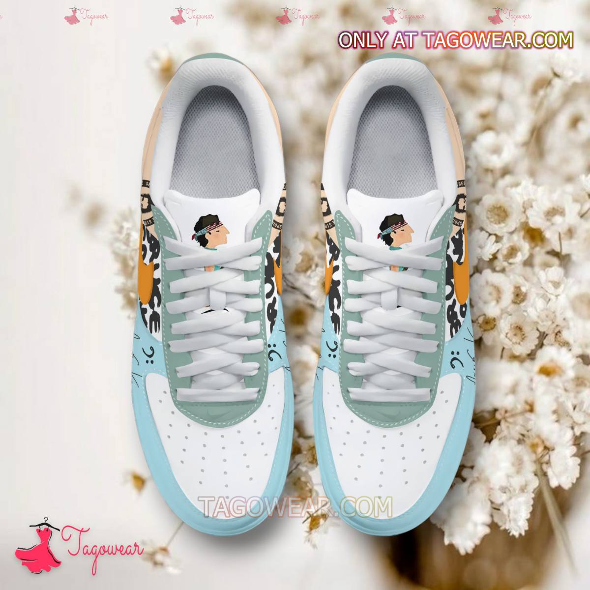 Ideafootwear Bruce Springsteen Air Low-Top Sneakers Shoes For Men And Women 2