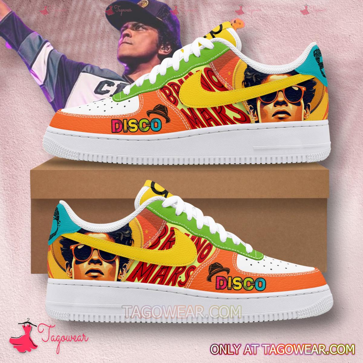 Ideafootwear Bruno Mars Air Low-Top Sneakers Shoes For Men And Women 1