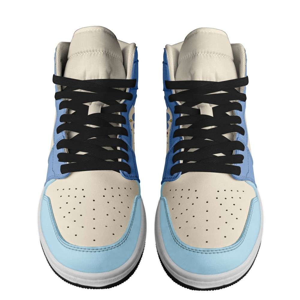 Ideafootwear Bubbles The Powerpuff Girls AJ1 High Sneakers Shoes For Men And Women