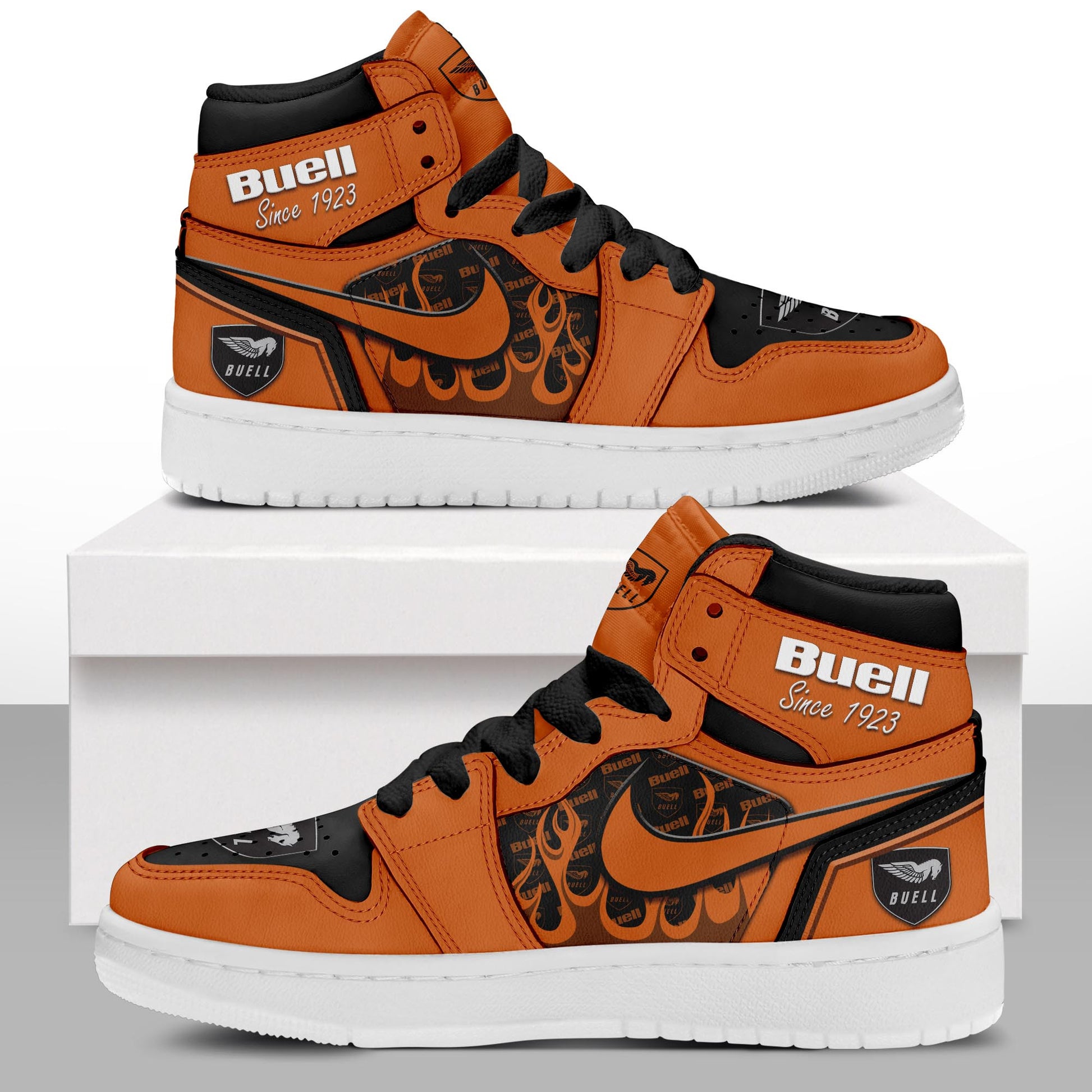 Ideafootwear Buell AJ1 High Sneakers Shoes For Men And Women