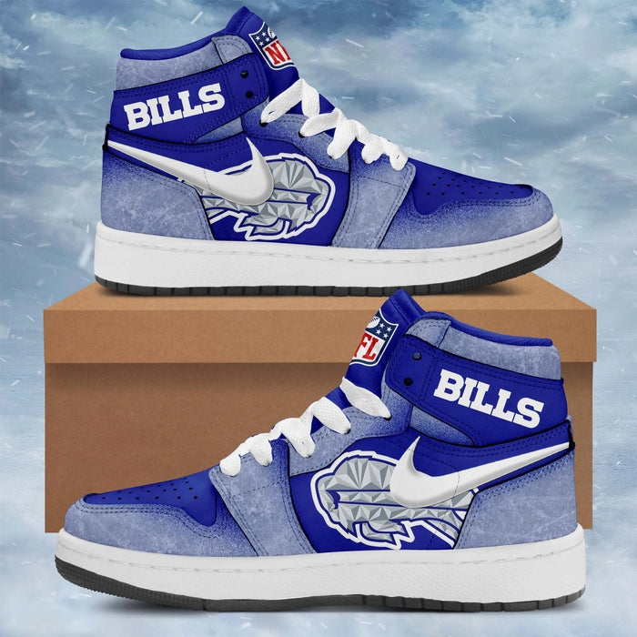 Ideafootwear Buffalo Bills AJ1 High Sneakers Shoes For Men And Women