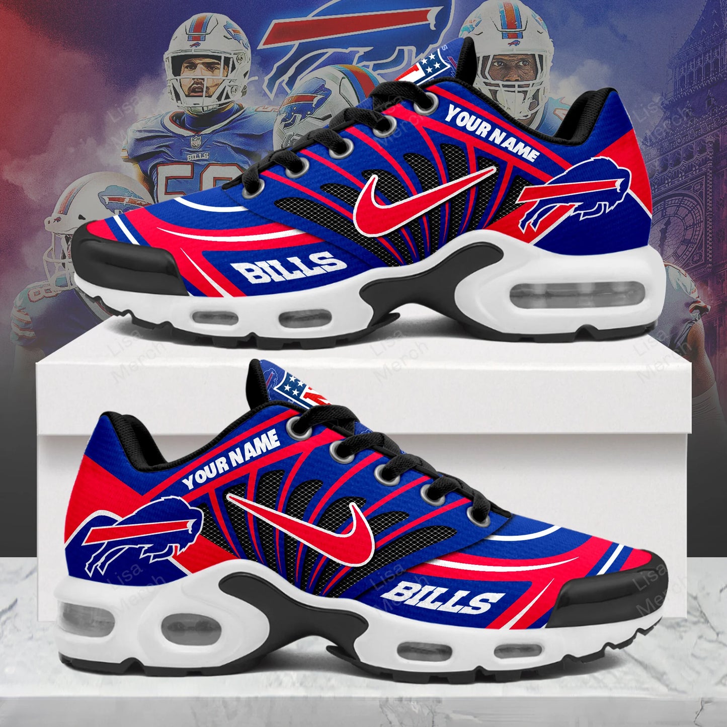 Ideafootwear Buffalo Bills TN Shoes Sneakers For Men And Women