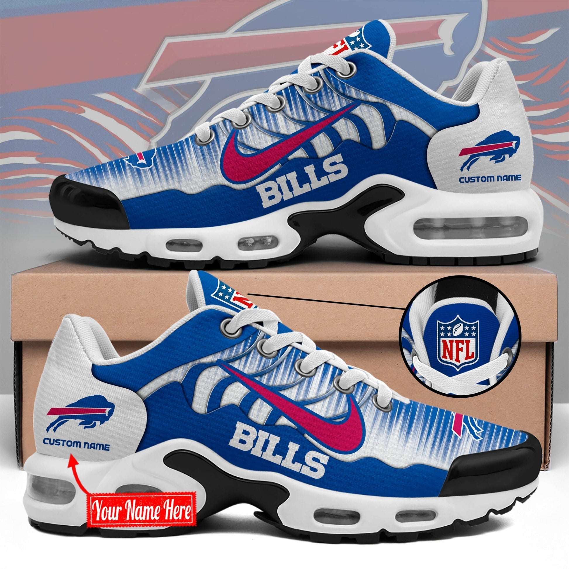 Ideafootwear Buffalo Bills TN Shoes Sneakers For Men And Women