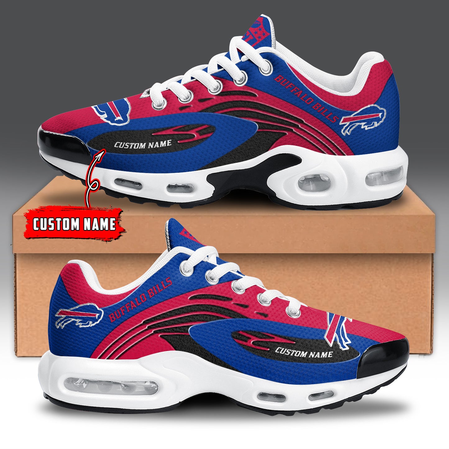 Ideafootwear Buffalo Bills TN Shoes Sneakers For Men And Women