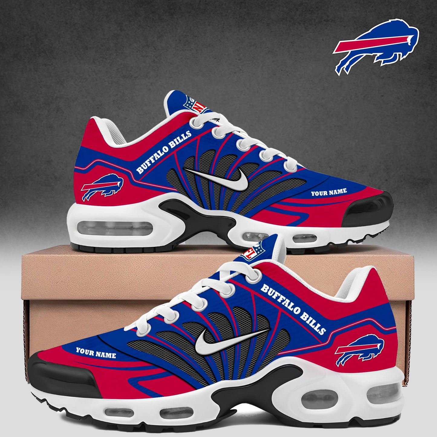 Ideafootwear Buffalo Bills TN Shoes Sneakers For Men And Women