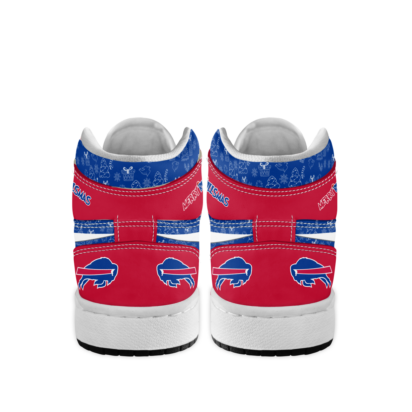 Ideafootwear Buffalo Bills x The Grinch x Christmas AJ1 High Sneakers Shoes For Men And Women