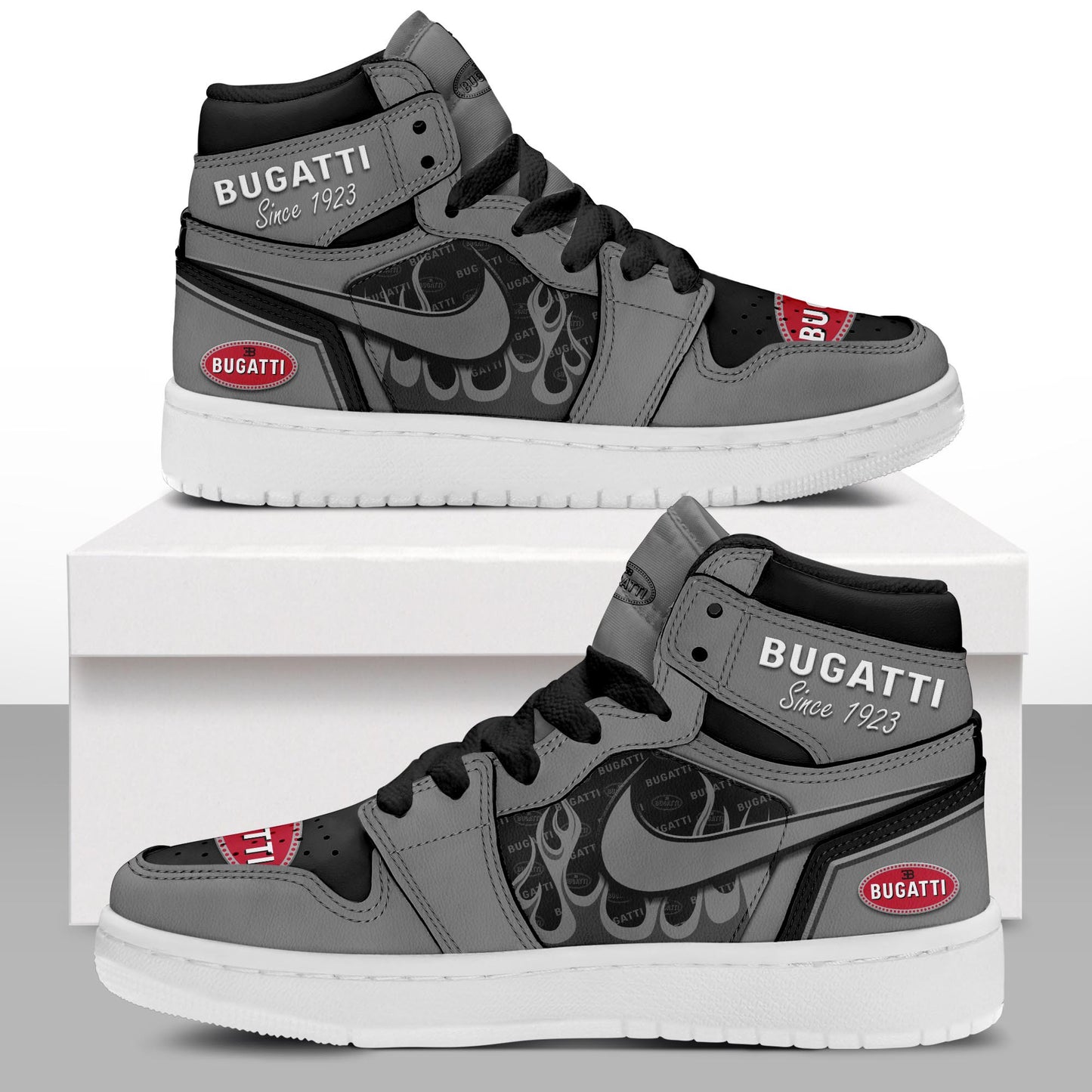 Ideafootwear Bugatti AJ1 High Sneakers Shoes For Men And Women