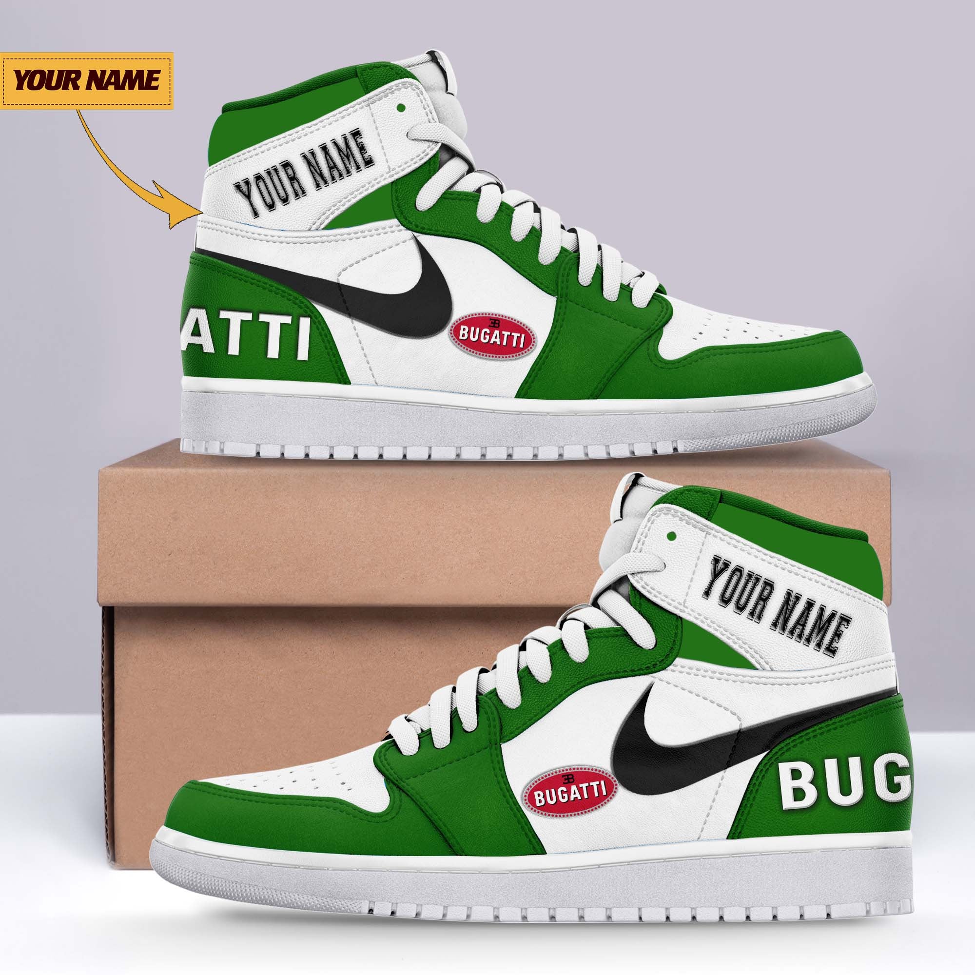 Ideafootwear Bugatti AJ1 High Sneakers Shoes For Men And Women