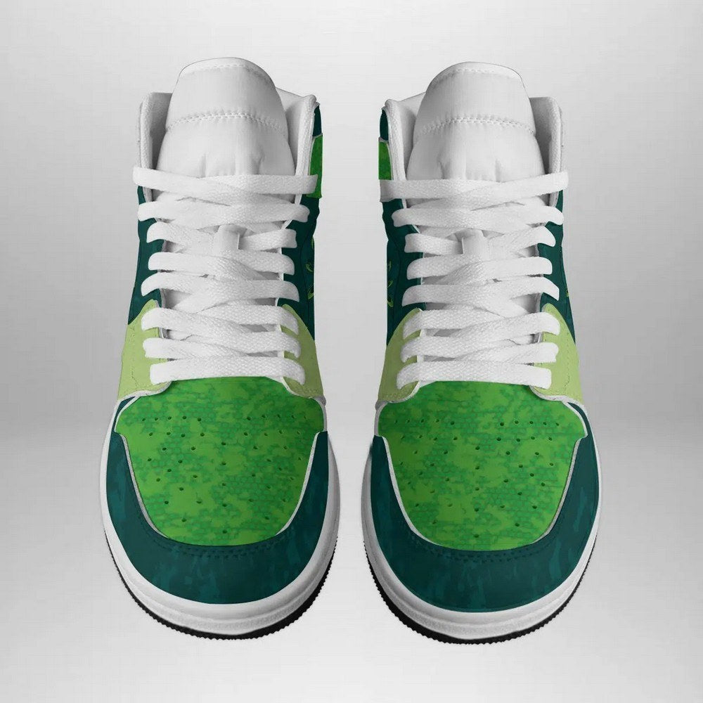 Ideafootwear Bulbasaur Attack Pokemon  AJ1 High Sneakers Shoes For Men And Women