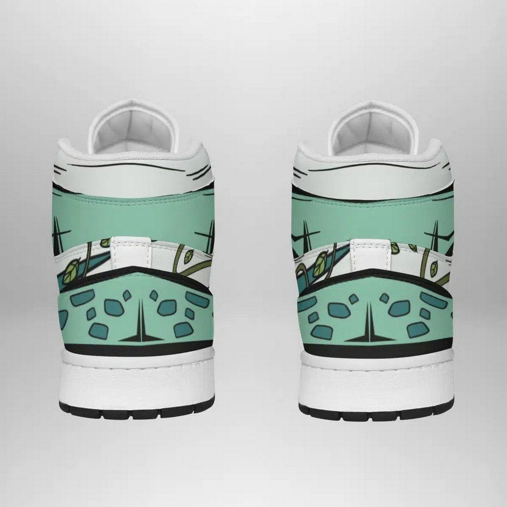 Ideafootwear Bulbasaur V3 Pokemon  AJ1 High Sneakers Shoes For Men And Women