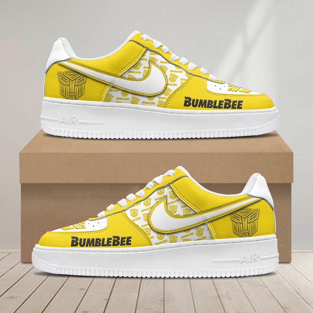 Ideafootwear Bumblebee Air Low-Top Sneakers Shoes For Men And Women 1