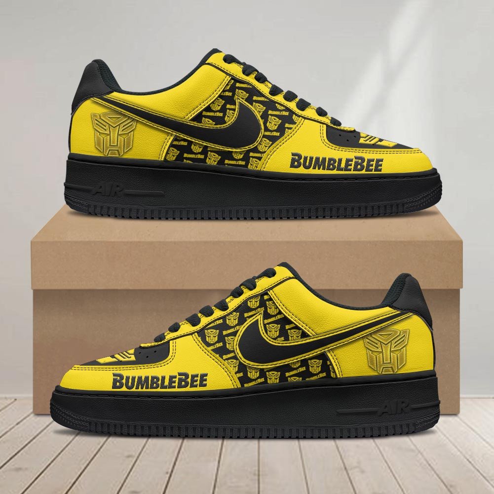 Ideafootwear Bumblebee Air Low-Top Sneakers Shoes For Men And Women 1