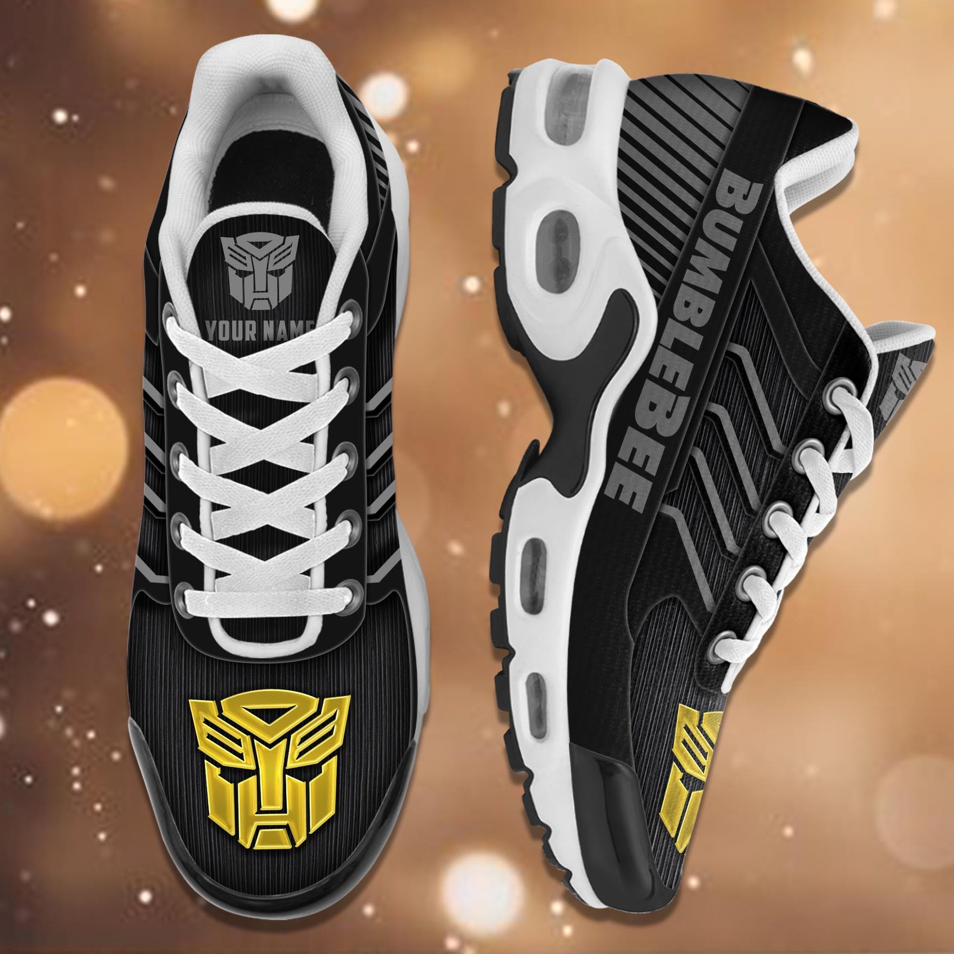 Ideafootwear Bumblebee TN Shoes Sneakers For Men And Women
