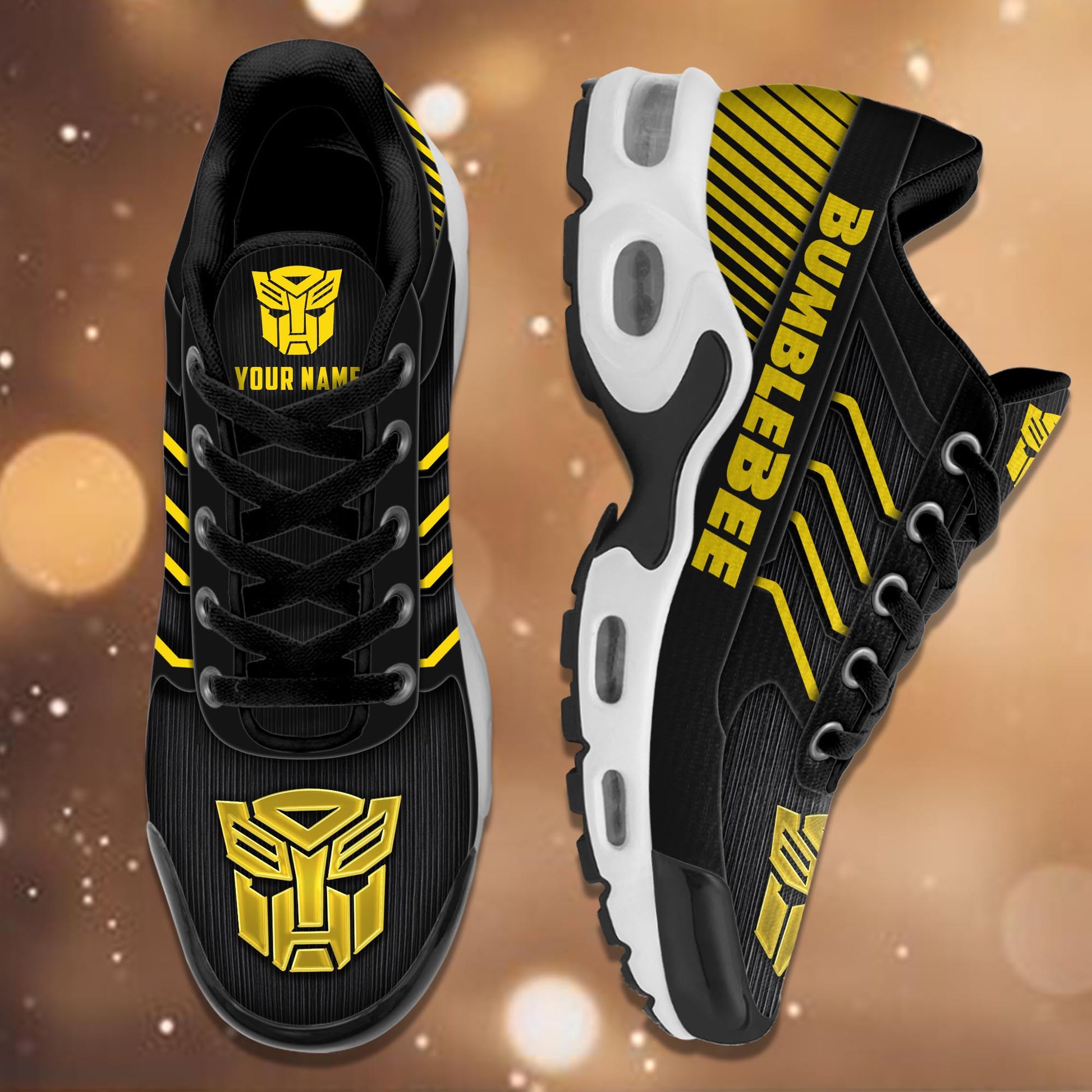 Ideafootwear Bumblebee TN Shoes Sneakers For Men And Women