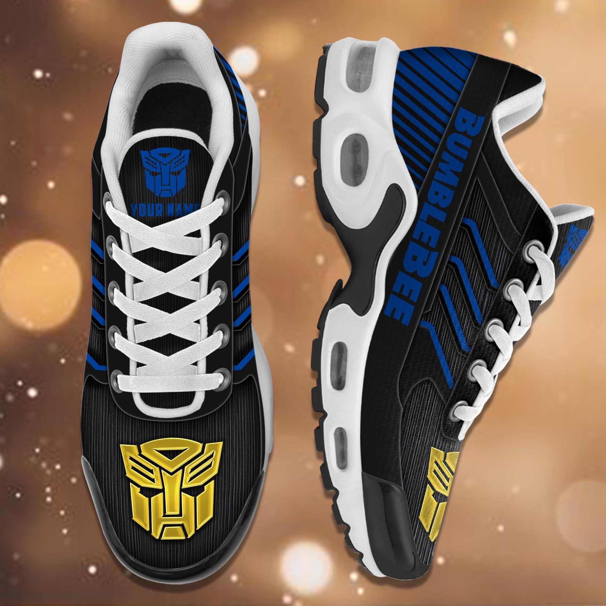 Ideafootwear Bumblebee TN Shoes Sneakers For Men And Women