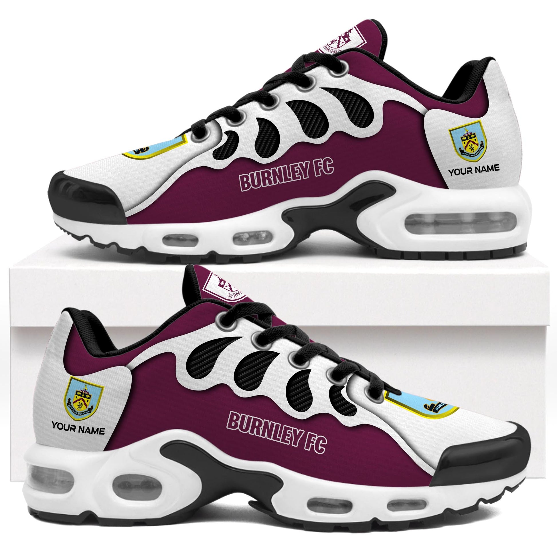 Ideafootwear Burnley F.C TN Shoes Sneakers For Men And Women