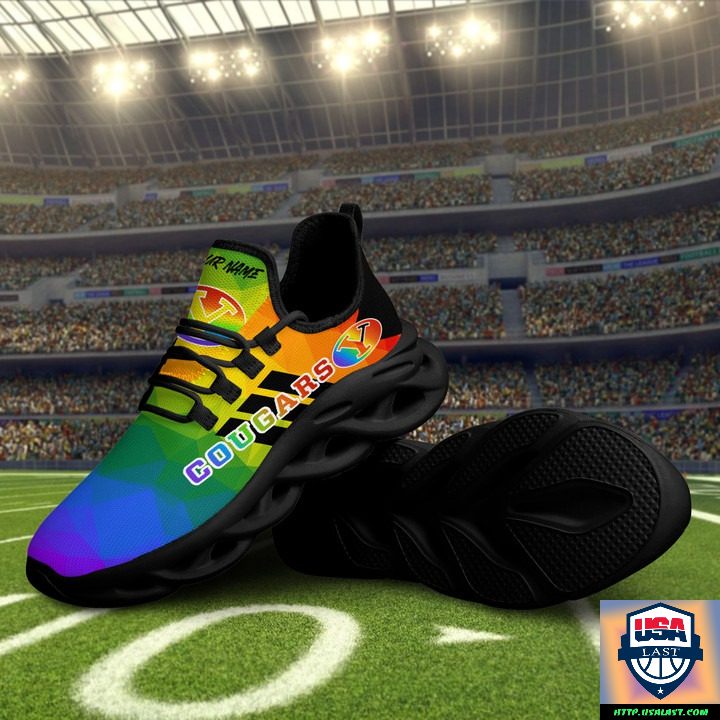 Ideafootwear Byu Cougars Max Soul Shoes Sneakers For Men And Women