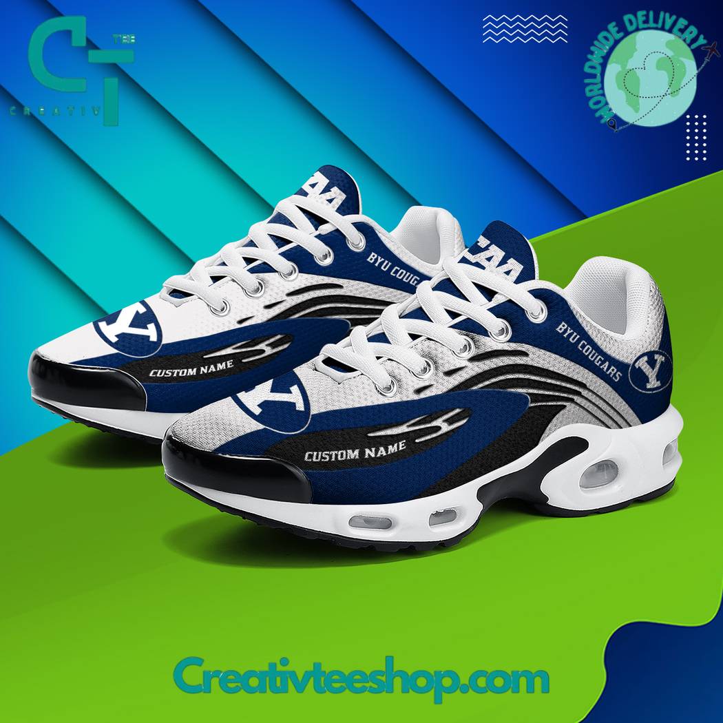 Ideafootwear BYU Cougars TN Shoes Sneakers For Men And Women