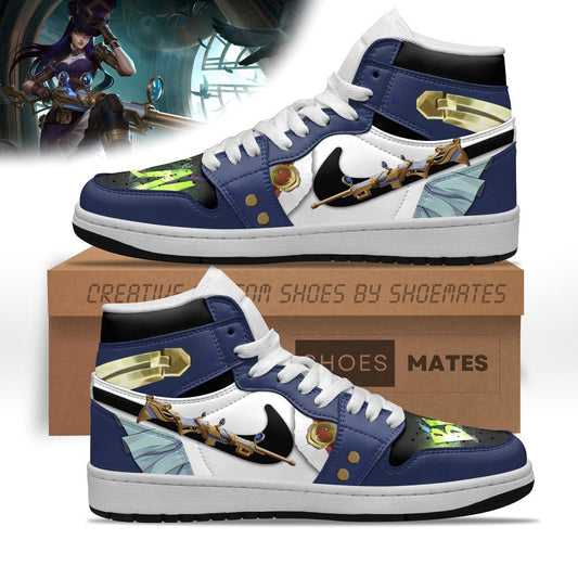 Ideafootwear Caitlyn Arcane AJ1 High Sneakers Shoes For Men And Women