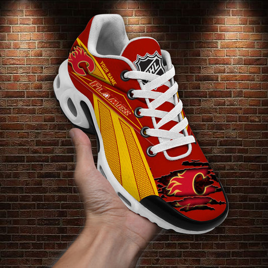Ideafootwear Calgary Flames TN Shoes Sneakers For Men And Women