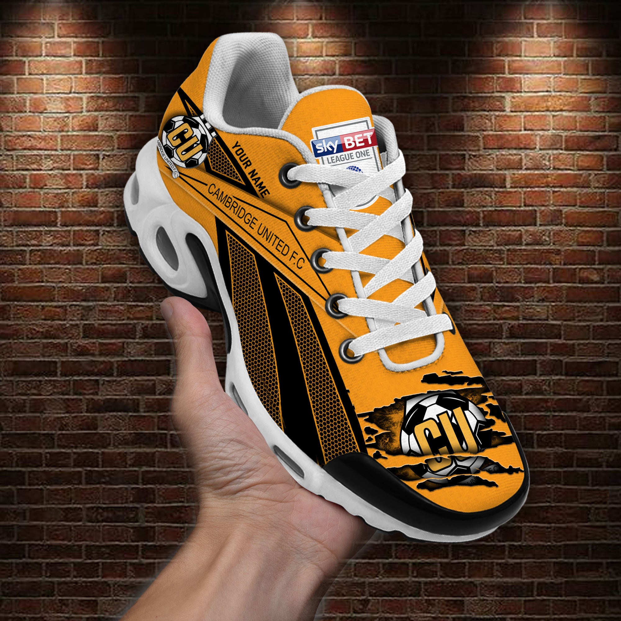 Ideafootwear Cambridge United F.C TN Shoes Sneakers For Men And Women