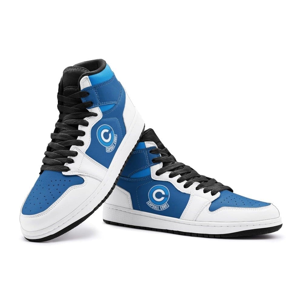 Ideafootwear Capsule Corp. Dragonball Z AJ1 High Sneakers Shoes For Men And Women