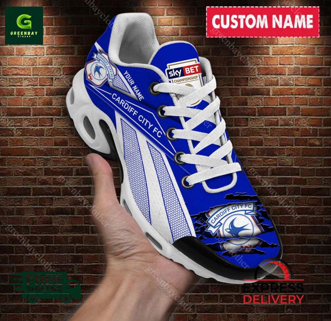 Ideafootwear Cardiff City FC TN Shoes Sneakers For Men And Women