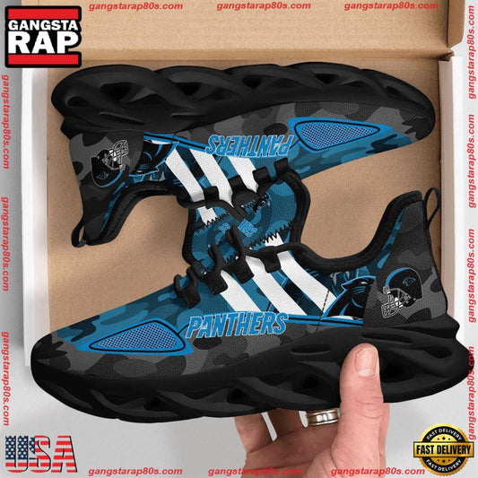 Ideafootwear Carolina Panthers Max Soul Shoes Sneakers For Men And Women