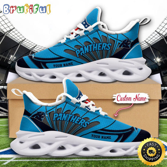 Ideafootwear Carolina Panthers Max Soul Shoes Sneakers For Men And Women