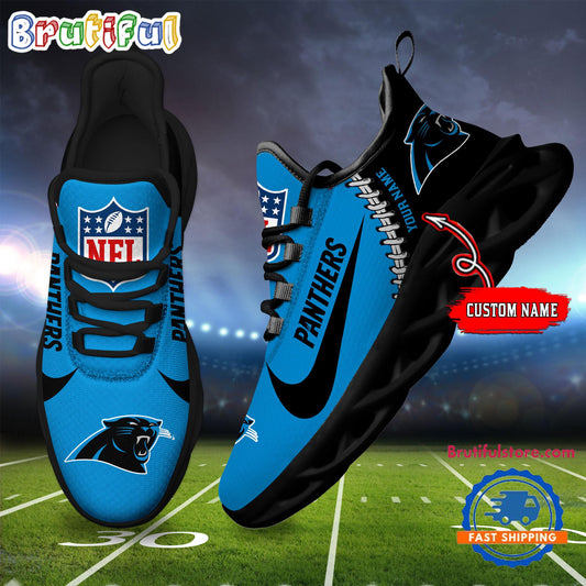 Ideafootwear Carolina Panthers Max Soul Shoes Sneakers For Men And Women