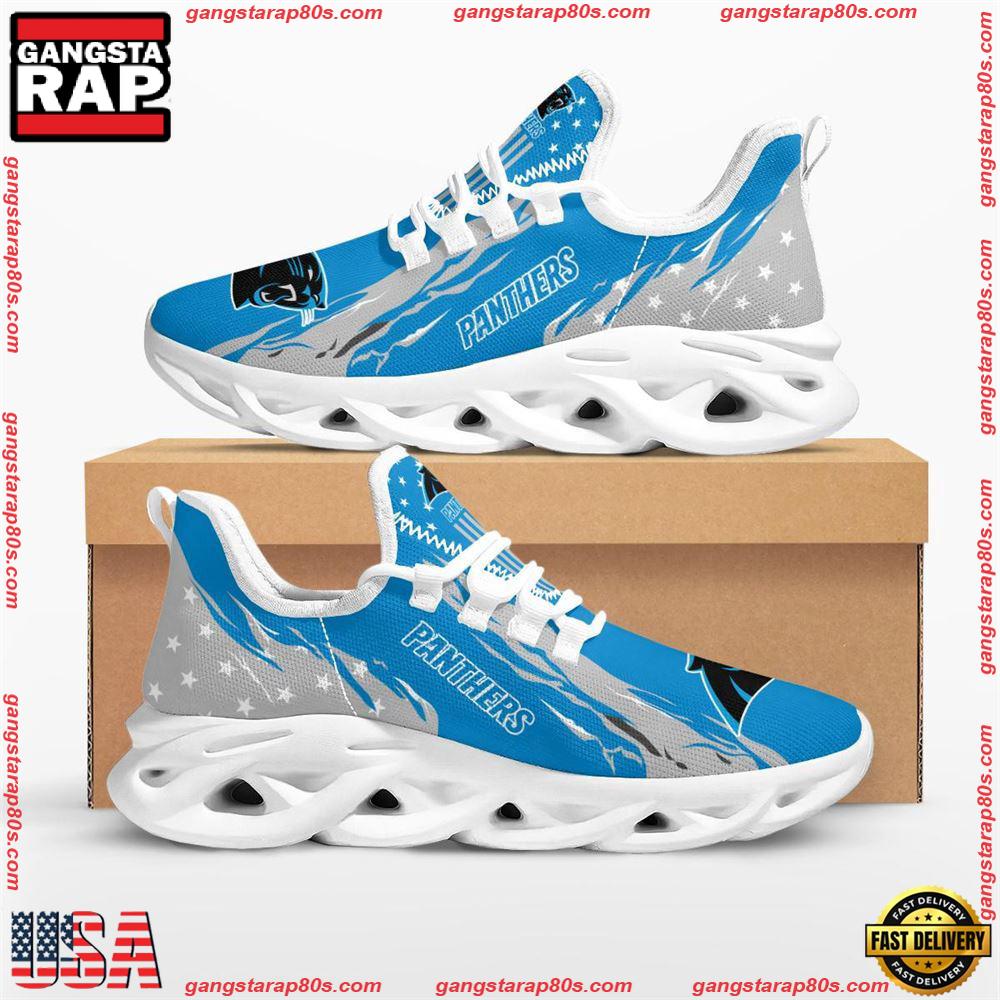 Ideafootwear Carolina Panthers Max Soul Shoes Sneakers For Men And Women