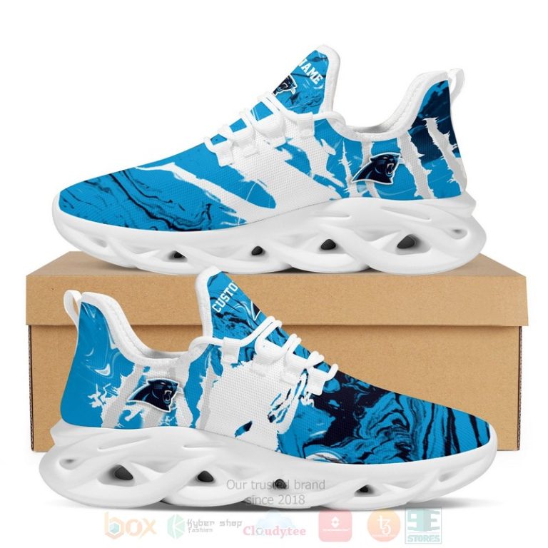 Ideafootwear Carolina Panthers Max Soul Shoes Sneakers For Men And Women