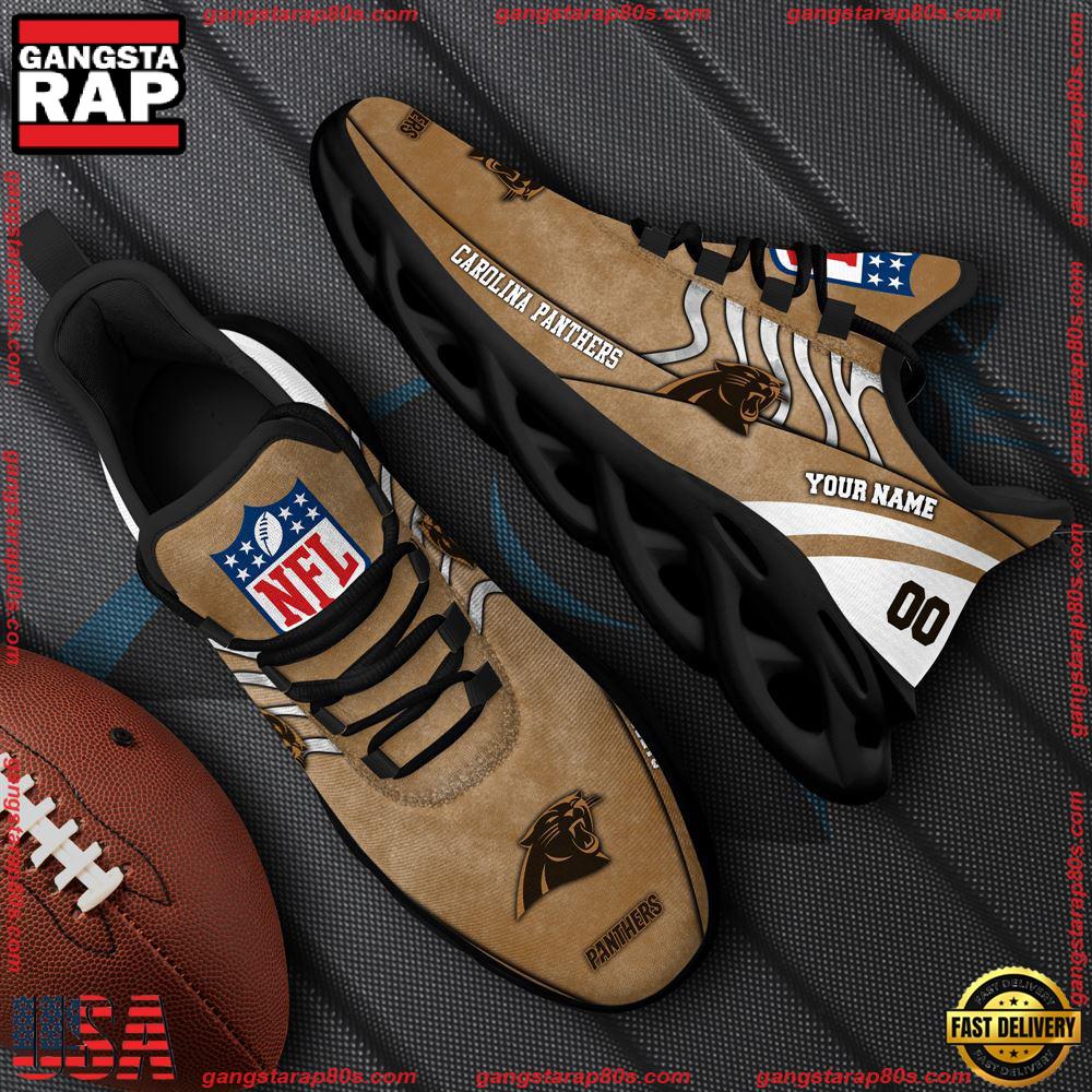 Ideafootwear Carolina Panthers  Max Soul Shoes Sneakers For Men And Women